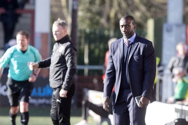 BAD DAY: Jimmy Floyd Hasselabink cut a frustrated figure throughout Saturday's 2-0 defeat to Fleetwood Town. Pictures: Kirsty Edmonds