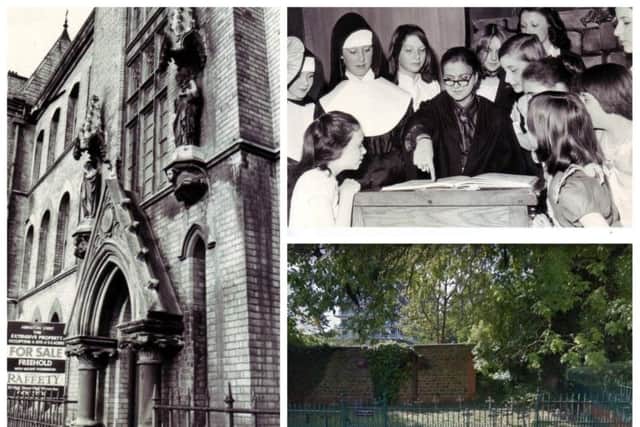 The former Northampton Notre Dame High School has one surviving landmark - the Sisters of Notre Dame Cemetary, off Albert Place.