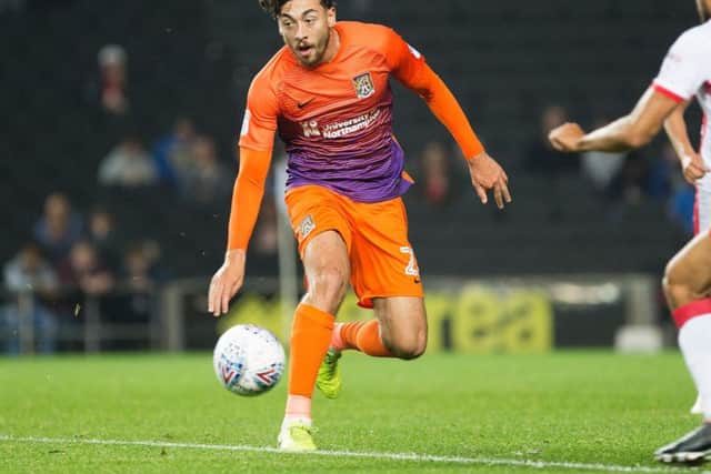 Cobblers midfielder Matt Crooks