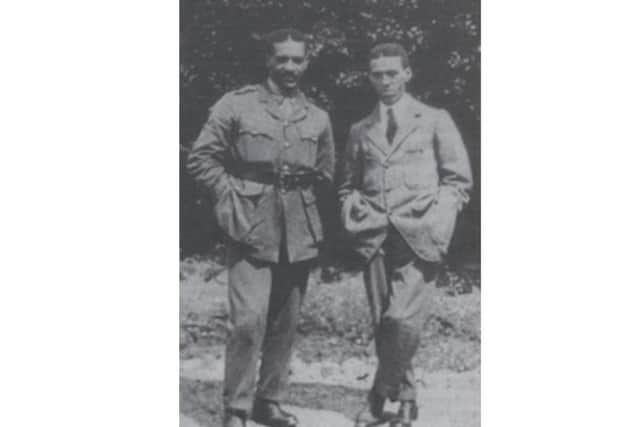 Walter with his brother Edward.