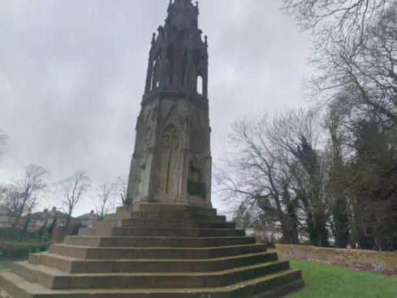 Local history groups last year said the Eleanor Cross monument in Hardingstone had 'fallen into disrepair'.