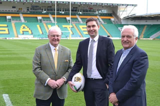 Mark Darbon (centre) joined Saints back in July