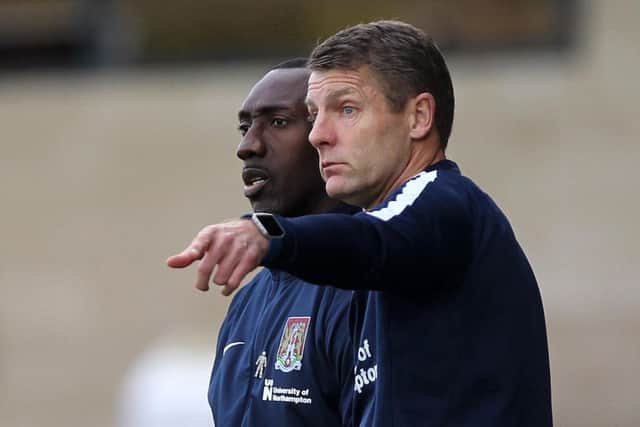 IN CHARGE: Dean Austin has taken over from Jimmy Floyd Hasselbaink