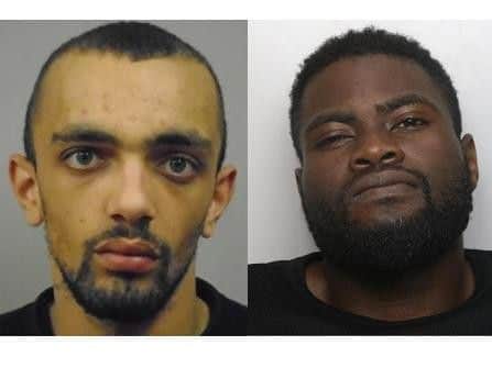 Mason Phiri, left, and Alain Mbuku-Sengua, right, both from Bedfordshire.