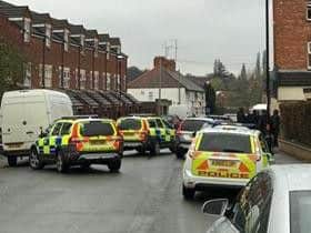 Armed officers entered the property in Semiliong on Saturday.