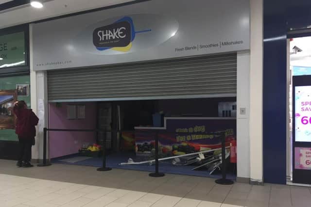 Shake suddenly closed down last week