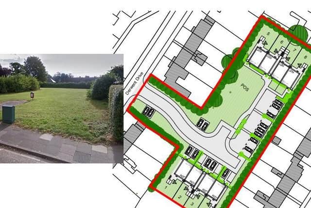 Social housing could be built on spare land across Kings Heath, like this site on Derwent Drive.