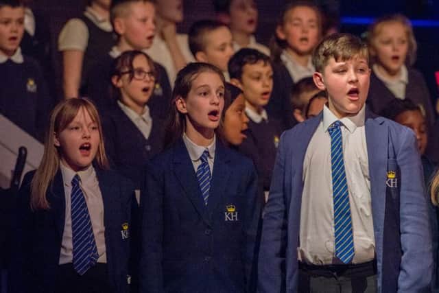 Kings Heath Primary Academy pupils perform at Primary Music Festival.