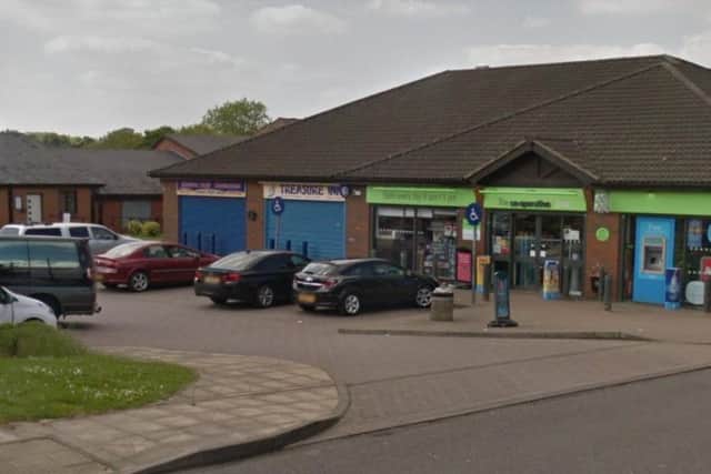 A man was in the car park at the Co-Op in Bellinge when he was attacked by a gang of up to 10 people.