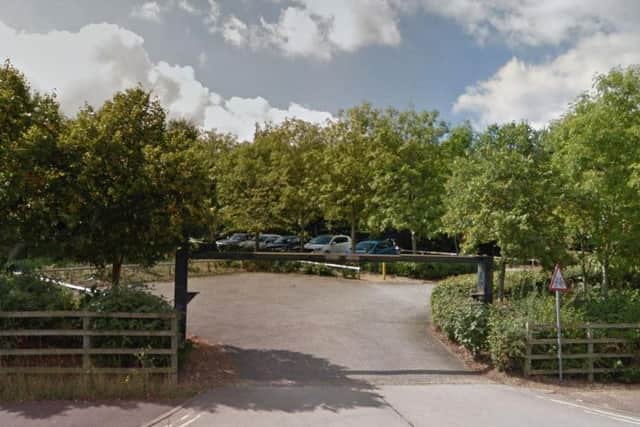 The country park car park off Gowerton Road is often used by Barclaycard staff