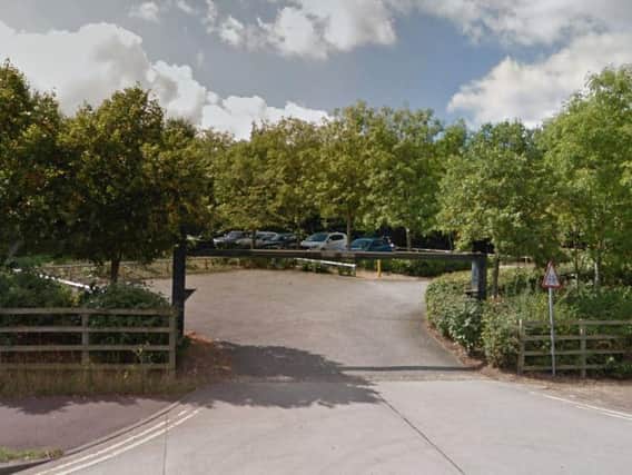 The country park car park off Gowerton Road is often used by Barclaycard staff