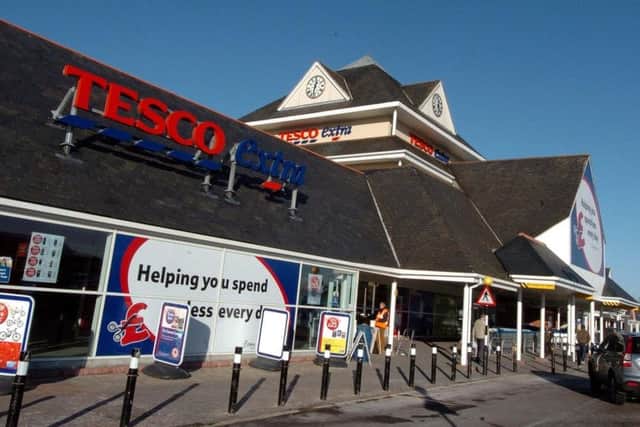 The Tesco Extra in Kettering