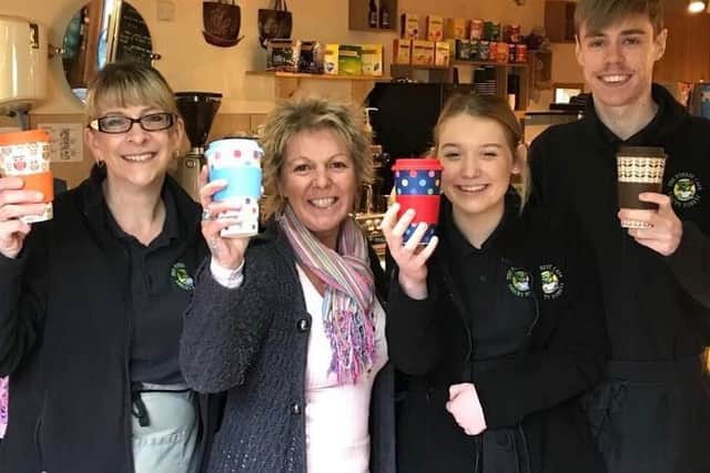 The team at the Forest Cafe want to fight littering in Salcey Forest.
