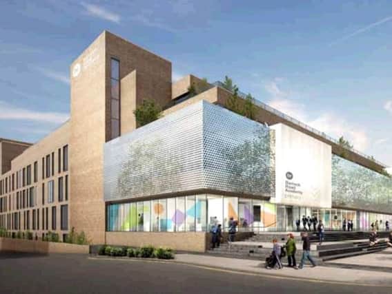An artist's impression of the new school in Barrack Road, Northampton