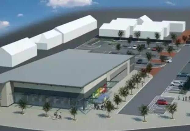 The supermarket was originally planned to open in 2015.