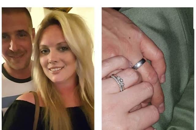 Justin and Freya Garon tied the knot last year. But earlier this week, burglars stole Justin's platinum wedding band.