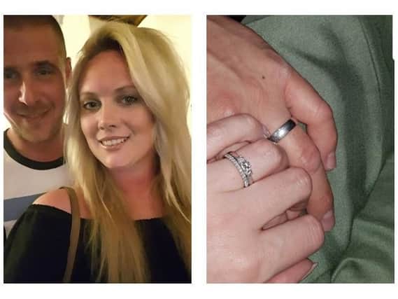 Justin and Freya Garon tied the knot last year. But earlier this week, burglars stole Justin's platinum wedding band.
