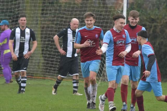 Action from the Sunday clash between Ise Valley and Hackleton (Pictures: Dave Ikin)