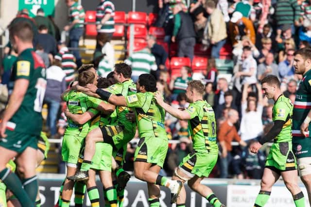 Saints secured a long-awaited win at Welford Road (picture: Kirsty Edmonds)