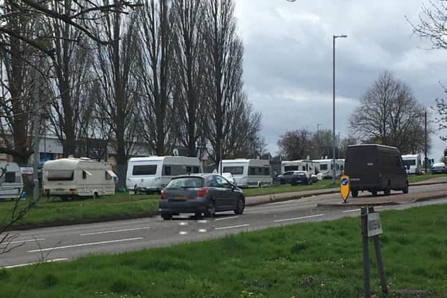 The traveller camp at Kings Heath has been ordered to move on.