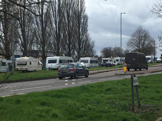 The traveller camp at Kings Heath has been ordered to move on.