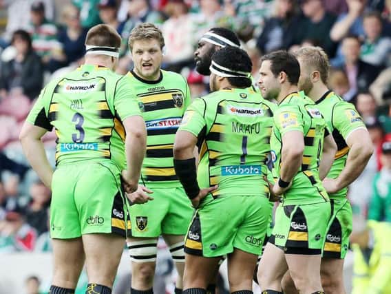 Jamie Gibson helped Saints to see off Leicester Tigers at Welford Road last Saturday (picture: Kirsty Edmonds)