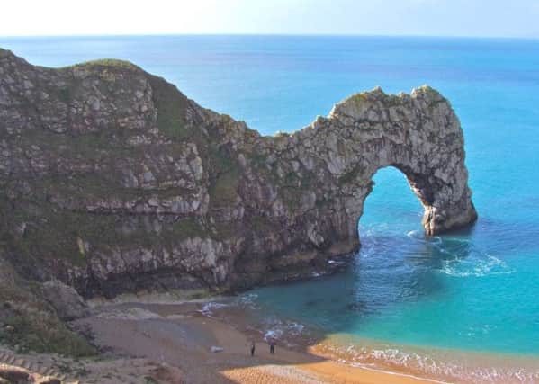 One of the best known features on Dorset's Jurassic Coast is Durdle Door.