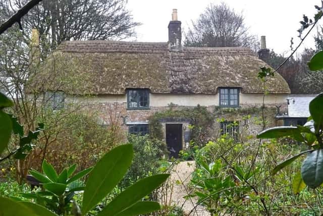 Thomas Hardy's birthplace cottage is just outside the village of Higher Bockhampton.