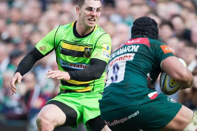 George North showed he was up for the fight