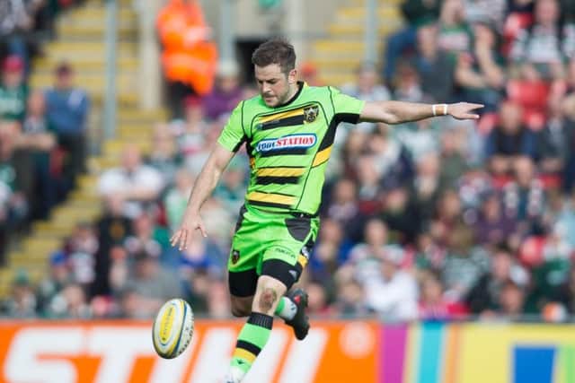 Stephen Myler kicked 12 points to secure his second and final win at Welford Road as a Saints player