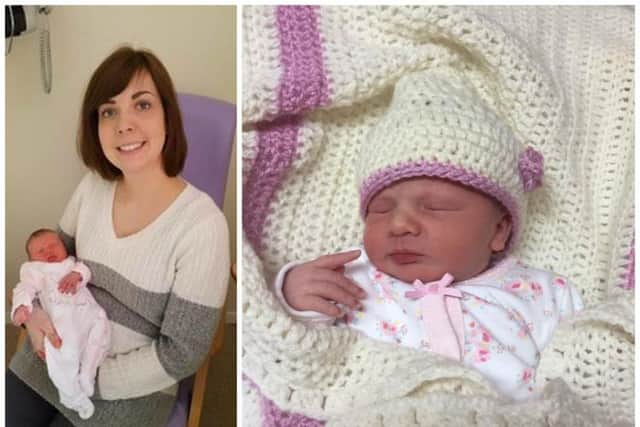 Mum Stephanie and Evie Grace Abigail 'Abbey' Kendall