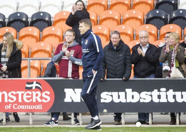 Cobblers caretaker boss Dean Austin has had plenty of support from the club's fans