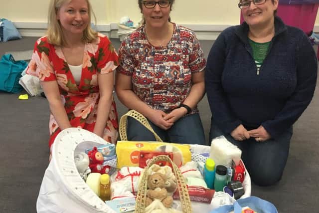 Pictured L-R: Volunteers, Julie Baninbridge, Angie Kennedy and Micki Carey-Slater. They also work alongside Sabrina Oakey.
