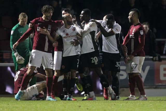 Tempers flared when Walsall came to Sixfields back in December as Amadou Bakayoko and Matt Crooks both saw red in stoppagr-time of Towns 2-1 victory