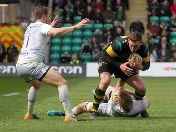 George North is exiting Saints this summer (picture: Sharon Lucey)