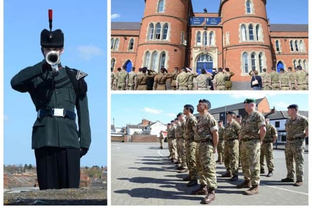 A flag-raising ceremony was held to mark the union of the 103 and 104 Battalion REME.