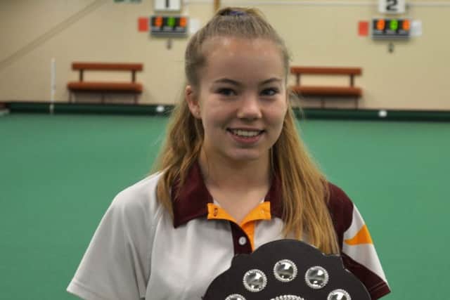 County Ladies Under-25s singles winner Maisie Lee