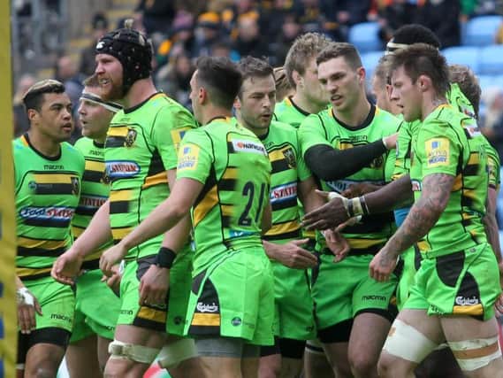 Saints scored four tries against Wasps (picture: Sharon Lucey)