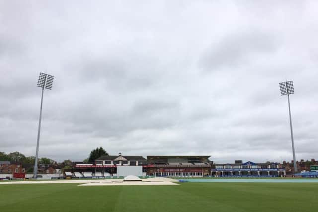 The covers stayed on for the entire four days of the County's scheduled clash with Durham
