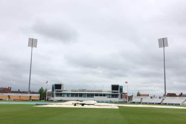 The covers stayed on for the entire four days of the County's scheduled clash with Durham
