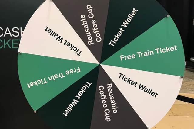 Prizes up for grabs include a free train ticket. The train operating company runs services from London in the south east, through the midlands and up to Liverpool in the north west.