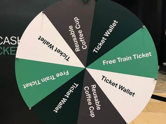 Prizes up for grabs include a free train ticket. The train operating company runs services from London in the south east, through the midlands and up to Liverpool in the north west.