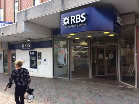 The Royal Bank of Scotland branch in Northampton town centre will close in November next year.