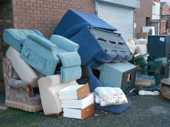 Northampton has ranked eight in the UK as the worst town for fly-tipping.
