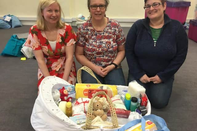 Pictured L-R: Volunteers, Julie Baninbridge, Angie Kennedy and Micki Carey-Slater. They also work alongside Sabrina Oakey.