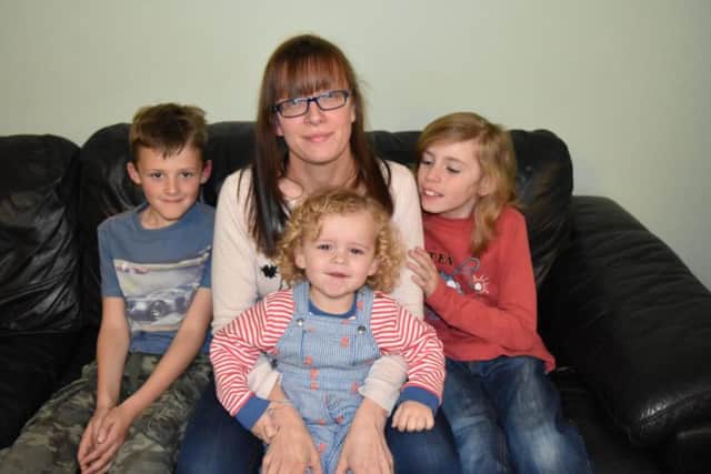 Donna Marriot, started up the Facebook group earlier this year. (Here she is pictured with her three sons).