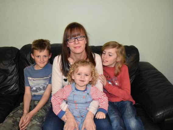 Donna Marriot, started up the Facebook group earlier this year. (Here she is pictured with her three sons).
