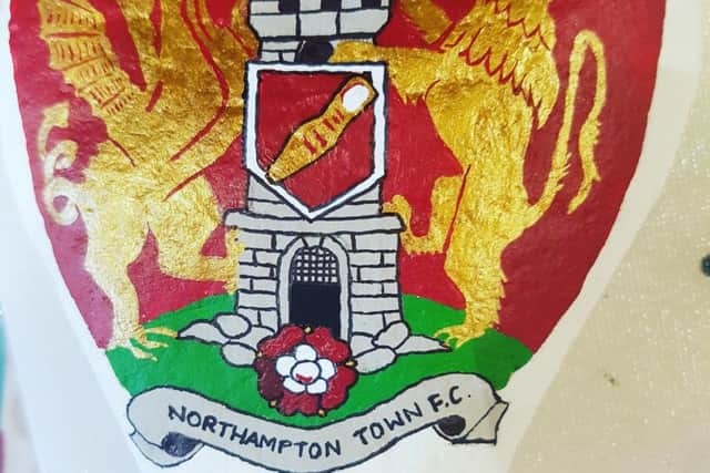 Charity Cobblers-themed rocks can be bought on the Facebook page by contacting Donna.
