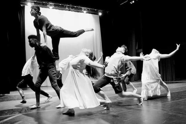 Northampton School for Boys pictured performing Lost Child.