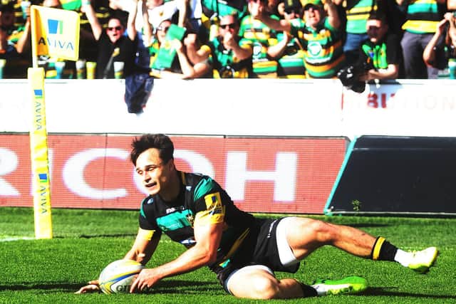 Tom Collins made the most of some great work from Ben Foden to score for Saints